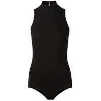 Fleur Du Mal Body com gola alta - Preto