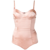Fleur Du Mal Body de seda - Rosa