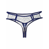 Fleur Du Mal Calcinha de renda - Azul