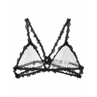 Fleur Du Mal Sutiã com renda - Preto