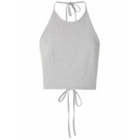 Framed Top cropped Petit Bubbles - Branco