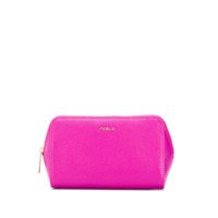 Furla Carteira com textura de couro - Roxo