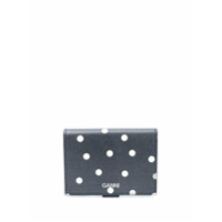 GANNI Carteira com estampa de poás - Azul