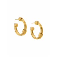 Gas Bijoux Ariane hoop earrings - Metálico