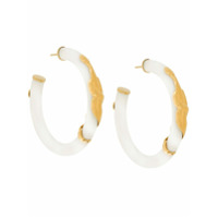 Gas Bijoux Cobra earrings - Branco