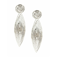 Gas Bijoux Long Wave earrings - METALLIC