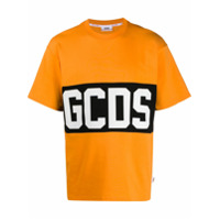 Gcds Camiseta com estampa de logo - Laranja