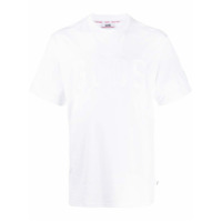 Gcds Camiseta com logo bordado - Branco