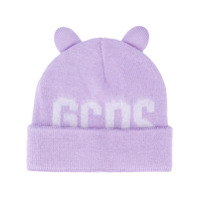 Gcds Gorro com estampa de logo - Roxo