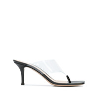 Gianvito Rossi Sandália Lotus - Preto