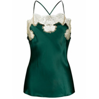 Gilda & Pearl Camisola Gina de seda - Verde