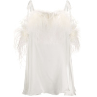 Gilda & Pearl Vestido Esme de cetim - Branco