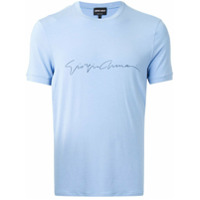 Giorgio Armani Camiseta com estampa - Azul