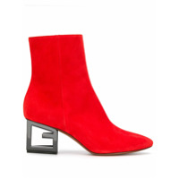 Givenchy Ankle boot com salto G - Vermelho