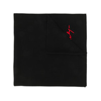 Givenchy Cachecol com logo bordado - Preto