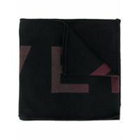 Givenchy Cachecol jacquard com logo - Preto