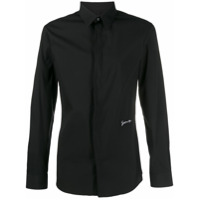 Givenchy Camisa com logo bordado - Preto