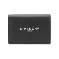 Givenchy Carteira de couro com logo - Preto