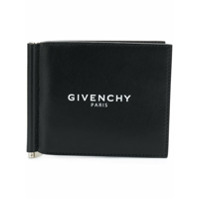 Givenchy Carteira de couro com logo - Preto