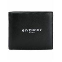 Givenchy Carteira de couro com logo - Preto