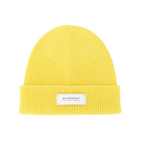 Givenchy Gorro com patch de logo - Amarelo