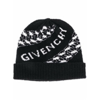 Givenchy Gorro de tricô com logo - Preto