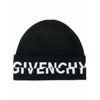 Givenchy Gorro jacquard com logo - Preto