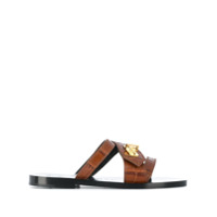 Givenchy leather wrap sandals - Marrom
