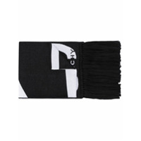 Givenchy logo-jacquard cotton scarf - Preto