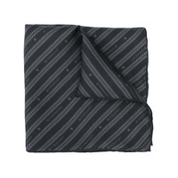 Givenchy logo-print pocket square - Preto