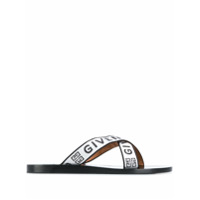 Givenchy logo strap sandals - Preto