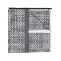 Givenchy monogram-pattern scarf - Cinza