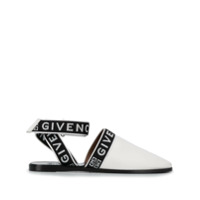 Givenchy Mule com logo e tiras - Branco