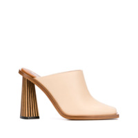 Givenchy Mule com salto bloco - Neutro