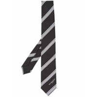 Givenchy striped pattern tie - Preto