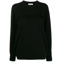 Givenchy Suéter oversized com logo - Preto