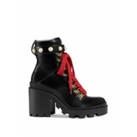 Gucci Ankle boot de couro - Preto