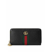 Gucci Carteira Ophidia com zíper - Preto