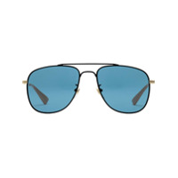 Gucci Eyewear Óculos de sol aviador - Azul