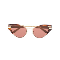 Gucci Eyewear Óculos de sol gatinho - Marrom