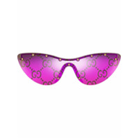 Gucci Eyewear Óculos de sol gatinho - Rosa