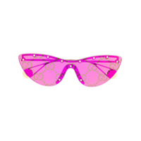 Gucci Eyewear Óculos de sol gatinho - Rosa