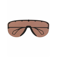 Gucci Eyewear Óculos de sol máscara - Marrom