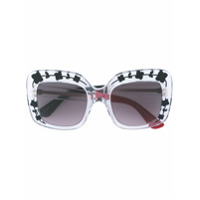 Gucci Eyewear Óculos de sol oversize - Branco