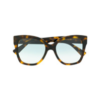 Gucci Eyewear Óculos de sol quadrado - Marrom