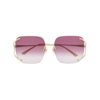 Gucci Eyewear Óculos de sol quadrado - Roxo