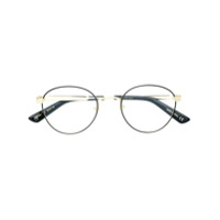 Gucci Eyewear Óculos redondo 'Web' - Preto