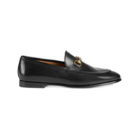 Gucci Gucci Jordaan leather loafers - Preto