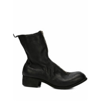 Guidi distressed zip-up boots - Preto