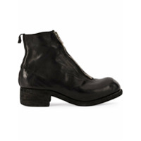 Guidi front zip biker boots - Preto